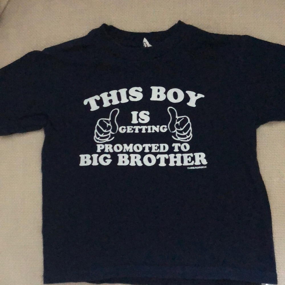 Big brother shirt. 3t but runs a tad small.